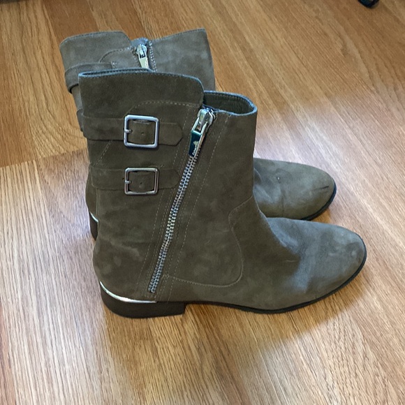 CK green suede booties - Picture 5 of 7